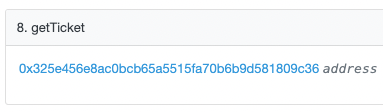 Yield Source Prize Pool getTicket view function on Etherscan
